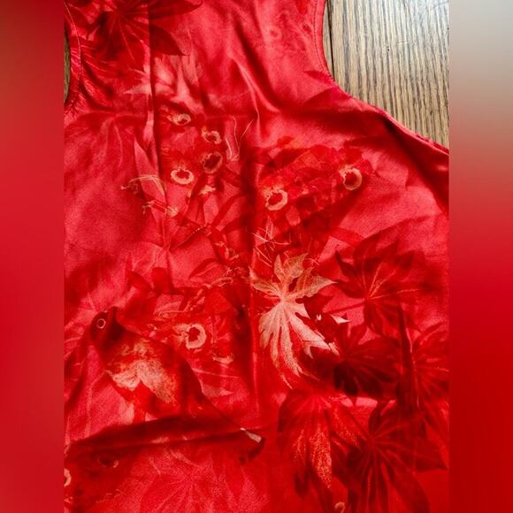 All Saints Verna Nila Halter Top-Coral Floral Women’s Size 10 NWOT - Picture 7 of 11